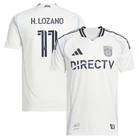 Men's adidas Hirving Lozano White  2025 Woven Into One Replica Player Jersey