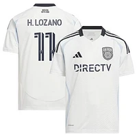 Youth adidas Hirving Lozano White  2025 Woven Into One Replica Player Jersey