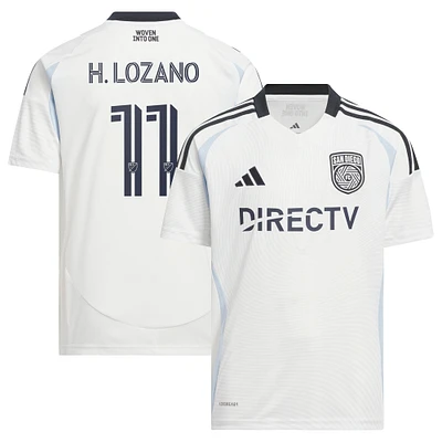 Youth adidas Hirving Lozano White  2025 Woven Into One Replica Player Jersey