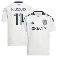 Youth adidas Hirving Lozano White  2025 Woven Into One Replica Player Jersey