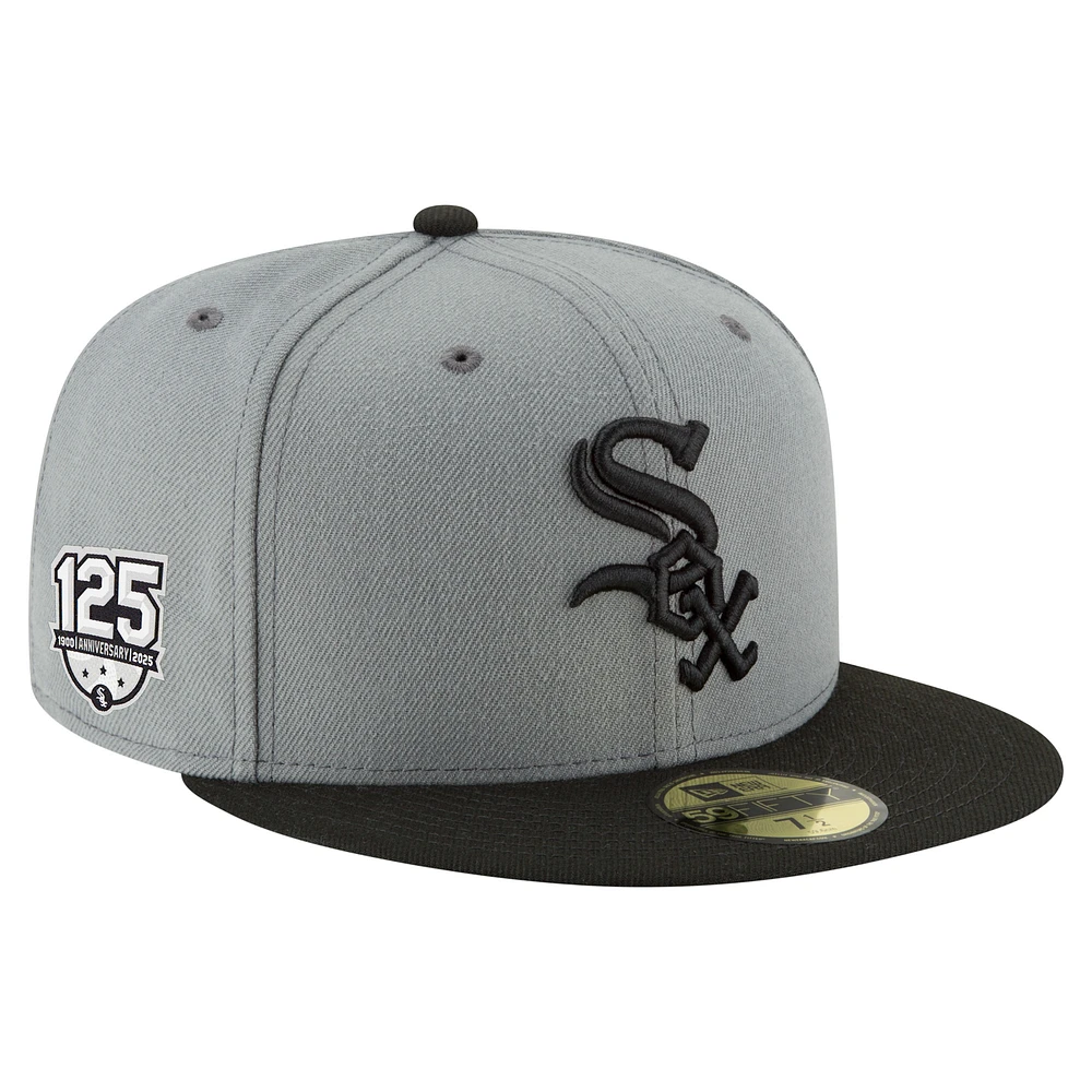 Men's New Era Chicago White Sox 125th Anniversary 59FIFTY Fitted Hat
