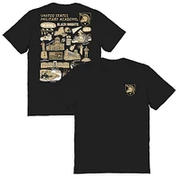 Women's Vive La Fete Army Black Knights Impressions Artwork Relaxed Fit T-Shirt