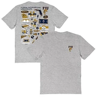 Women's Vive La Fete  Gray FIU Panthers Impressions Artwork Relaxed Fit T-Shirt