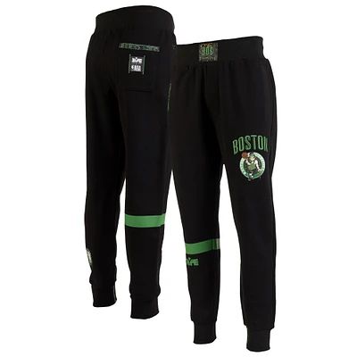 Men's NBA x Two Hype  Black Boston Celtics Culture & Hoops Collection Premium Jogger Pants