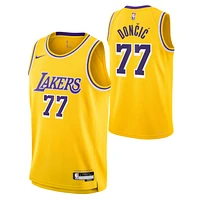 Youth Nike Luka Dončić Gold Los Angeles Lakers Swingman Jersey - Icon Edition