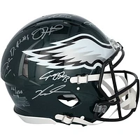 Philadelphia Eagles Super Bowl LIX Champions Autographed Riddell Speed Authentic Helmet with 15 Signatures - Limited Edition #26/250