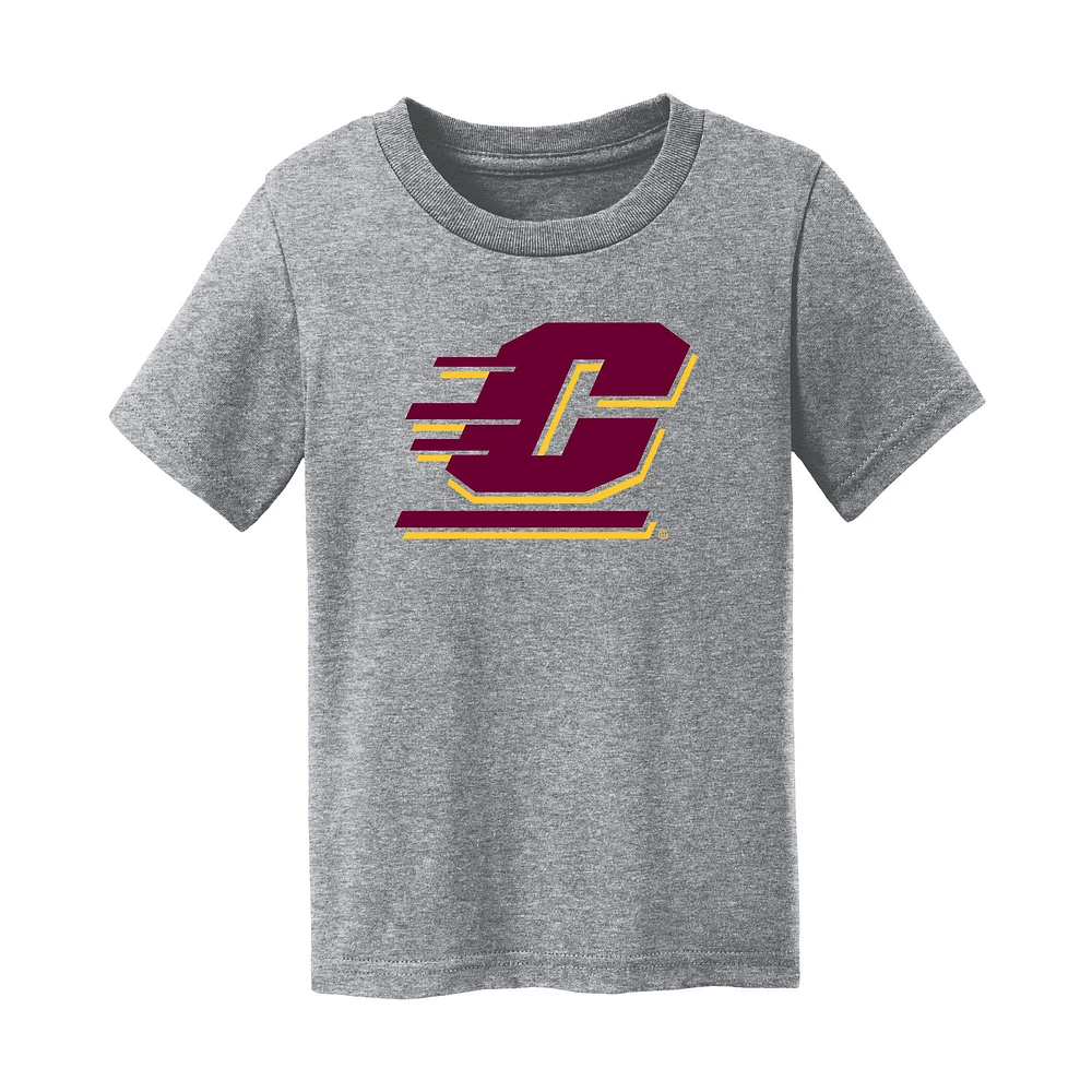 Infant Chad & Jake Heather Gray Central Michigan Chippewas Logo T-Shirt