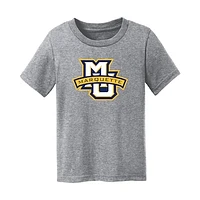 Infant Chad & Jake  Heather Gray Marquette Golden Eagles Logo T-Shirt