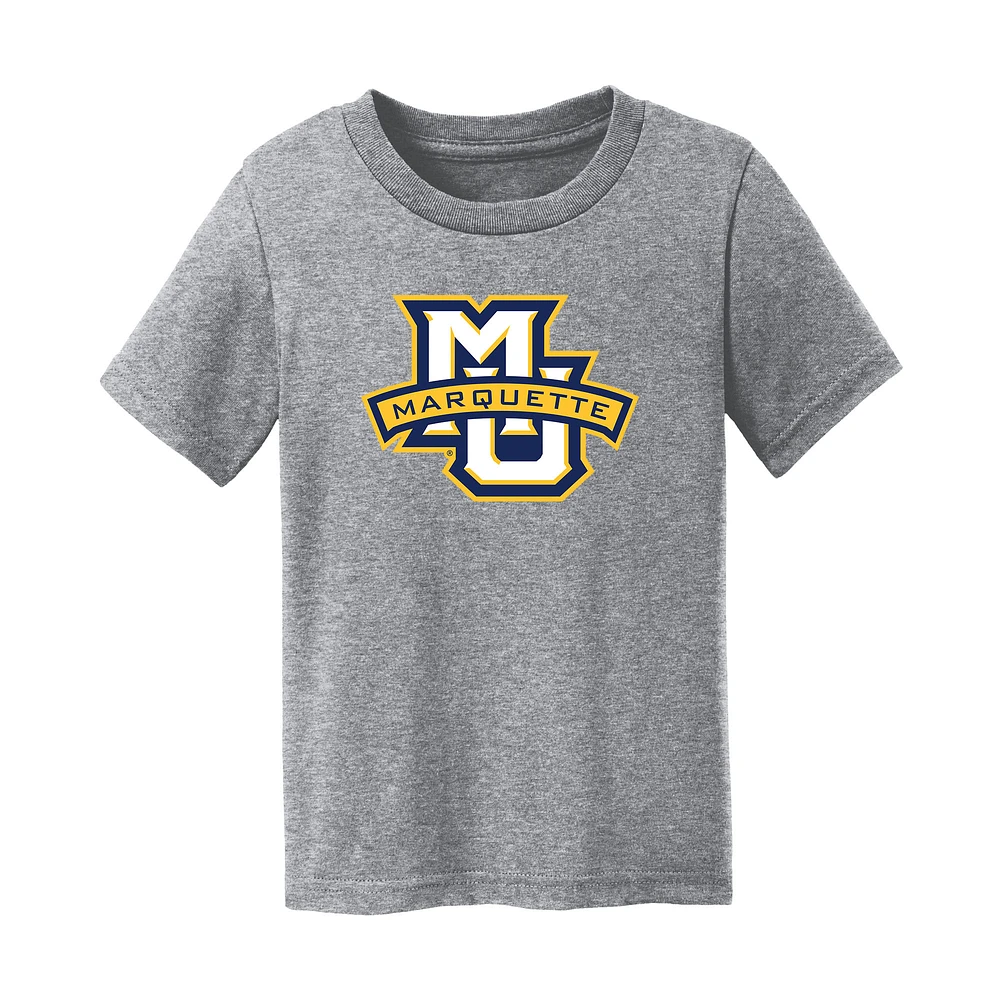 Infant Chad & Jake Heather Gray Marquette Golden Eagles Logo T-Shirt