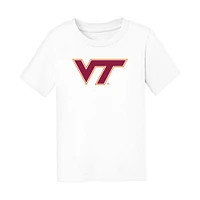 Infant Chad & Jake  White Virginia Tech Hokies Logo T-Shirt