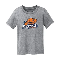 Toddler Chad & Jake  Heather Gray Bucknell Bison Logo T-Shirt