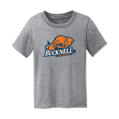 Toddler Chad & Jake  Heather Gray Bucknell Bison Logo T-Shirt