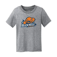 Toddler Chad & Jake  Heather Gray Bucknell Bison Logo T-Shirt