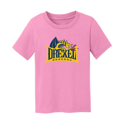 Toddler Chad & Jake  Light Pink Drexel Dragons Logo T-Shirt