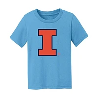 Toddler Chad & Jake  Light Blue Illinois Fighting Illini Logo T-Shirt