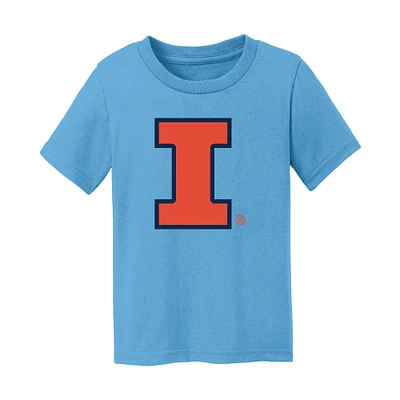 Toddler Chad & Jake  Light Blue Illinois Fighting Illini Logo T-Shirt