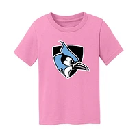 Toddler Chad & Jake  Light Pink Johns Hopkins Blue Jays Logo T-Shirt