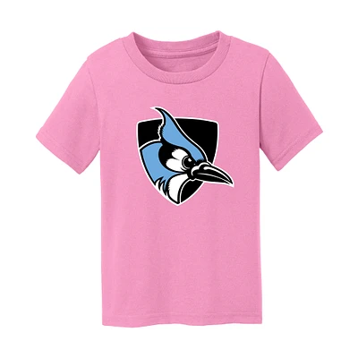 Toddler Chad & Jake  Light Pink Johns Hopkins Blue Jays Logo T-Shirt