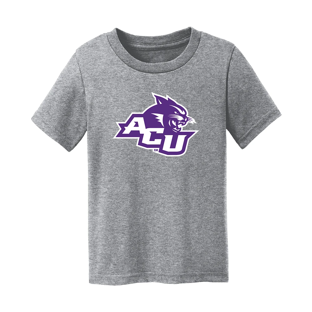 Toddler Chad & Jake Heather Gray Abilene Christian University Wildcats Logo T-Shirt