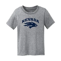 Toddler Chad & Jake  Heather Gray Nevada Wolf Pack Logo T-Shirt