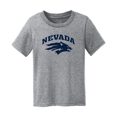 Toddler Chad & Jake  Heather Gray Nevada Wolf Pack Logo T-Shirt