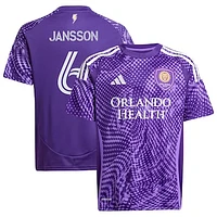 Youth adidas Robin Jansson Purple Orlando City SC 2025 Perfect Storm Replica Player Jersey