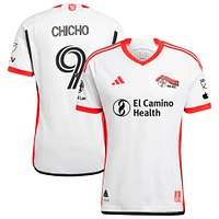 Men's adidas Cristian Arango White San Jose Earthquakes 2025 The 50 Kit Authentic Player Jersey