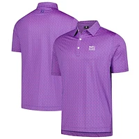 Men's FootJoy Purple FedEx St. Jude Championship ProDry Allover Floral Lisle Polo
