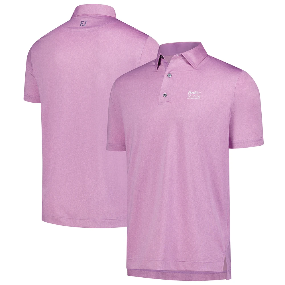 Men's FootJoy Purple FedEx St. Jude Championship ProDry Speckle Print Polo