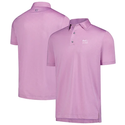 Men's FootJoy Purple FedEx St. Jude Championship ProDry Speckle Print Polo