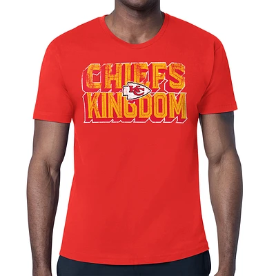 Men's Starter Kansas City Chiefs Distressed Phrase T-Shirt