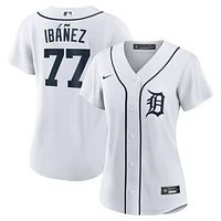 Women's Nike Andy Ibanez White Detroit Tigers Home Replica Jersey