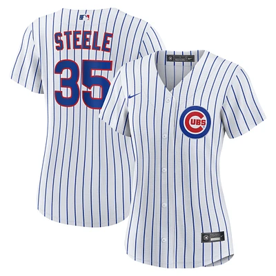 Women's Nike Justin Steele White Chicago Cubs Home Replica Jersey