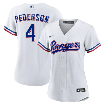 Women's Nike Joc Pederson White Texas Rangers Home Replica Jersey