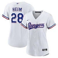 Women's Nike Jonah Heim White Texas Rangers Home Replica Jersey