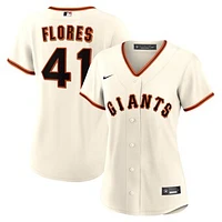 Women's Nike Wilmer Flores White San Francisco Giants Home Replica Jersey