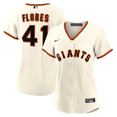 Women's Nike Wilmer Flores White San Francisco Giants Home Replica Jersey
