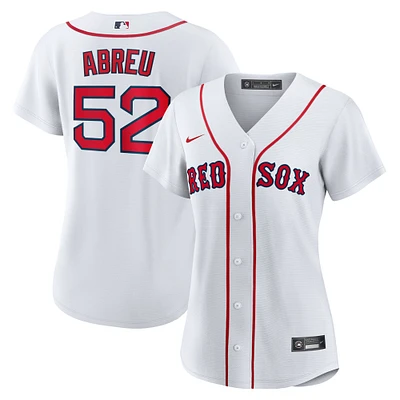 Women's Nike Wilyer Abreu White Boston Red Sox Home Replica Jersey