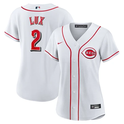 Women's Nike Gavin Lux White Cincinnati Reds Home Replica Jersey
