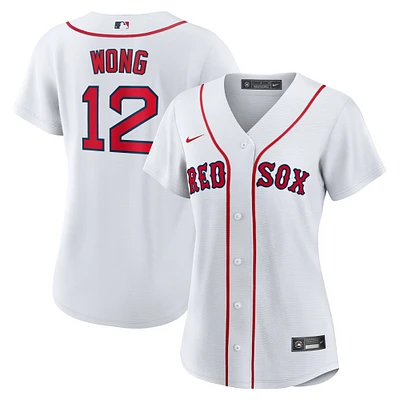 Women's Nike Connor Wong White Boston Red Sox Home Replica Jersey
