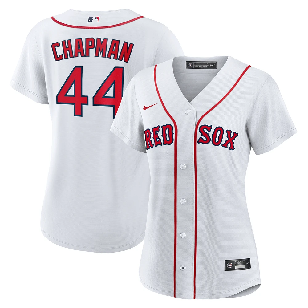 Women's Nike Aroldis Chapman White Boston Red Sox Home Replica Jersey
