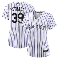 Women's Nike Thairo Estrada White Colorado Rockies Home Replica Jersey