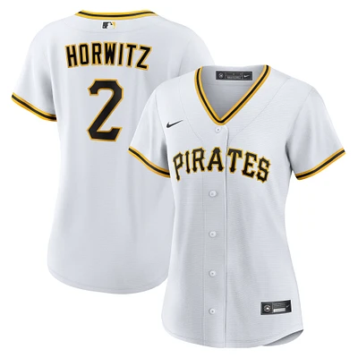 Women's Nike Spencer Horwitz White Pittsburgh Pirates Home Replica Jersey
