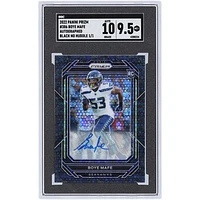 Boye Mafe Seattle Seahawks Autographed 2022 Panini Prizm Black No Huddle Prizm #386 #1/1 SGC Authenticated 9.5/10 Rookie Card