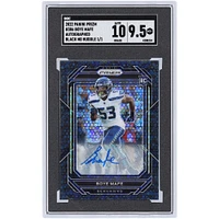 Boye Mafe Seattle Seahawks Autographed 2022 Panini Prizm Black No Huddle Prizm #386 #1/1 SGC Authenticated 9.5/10 Rookie Card