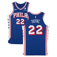 Cameron Payne Philadelphia 76ers Player-Issued #22 Royal Nike Jersey from the 2023-24 NBA Season - Size 46+4