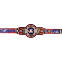 Cole Caufield Montreal Canadiens Autographed WWE Legacy Title Belt with "Goal Caufield" Inscription - Limited Edition #5/5