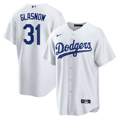 Men's Nike Tyler Glasnow White Los Angeles Dodgers Home Replica Jersey