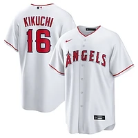 Men's Nike Yusei Kikuchi White Los Angeles Angels Home Replica Jersey