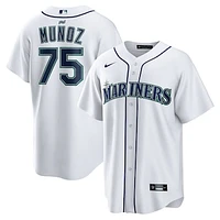 Men's Nike Andres Munoz White Seattle Mariners Home Replica Jersey